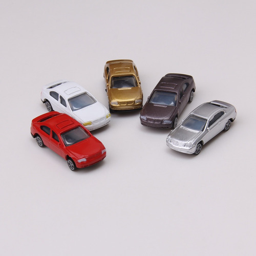 100pcs Pintó Coches Modelo Construcción De Tren Escala Ho