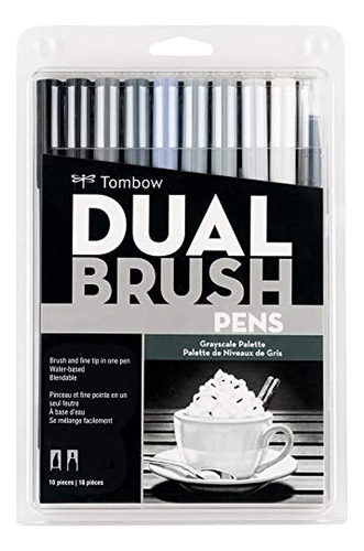 Lapiceros Tombow Dbp1056171 Dual Brush Pen Set De 10 En Esca