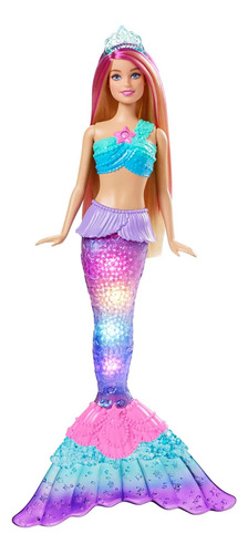Barbie Sirena Dreamtopia Muñeca De Sirena Con Cola Iluminada