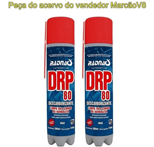 2 Drp 80 Descarbonizante Spray Limpa Carburador Tbi Injetor