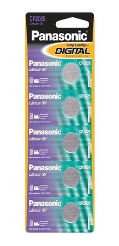 Cartela Cr2025 Panasonic 3v Original Lacrada