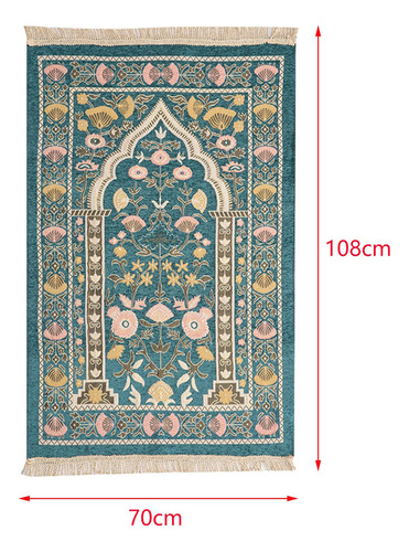 Alfombra Azul Praying Muslim Travel Prayer