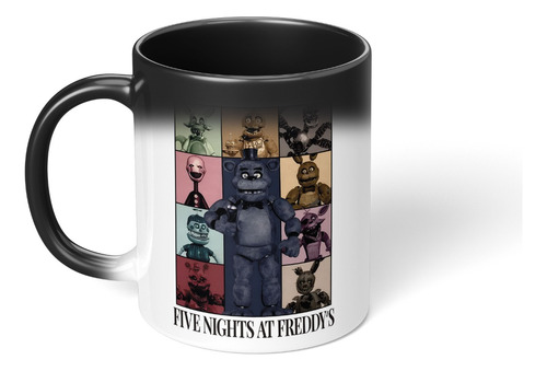 Taza Magica Cambia Color Five Nights At Freddys Diseño 2