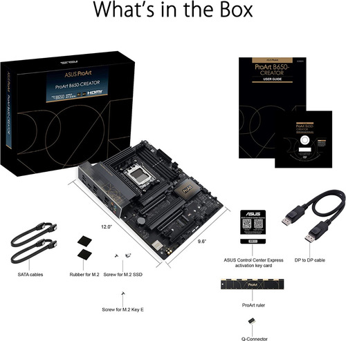 Placa Asus Proart B650 Creator Am5 Dd5 Usb-c Dp Usb 3.2