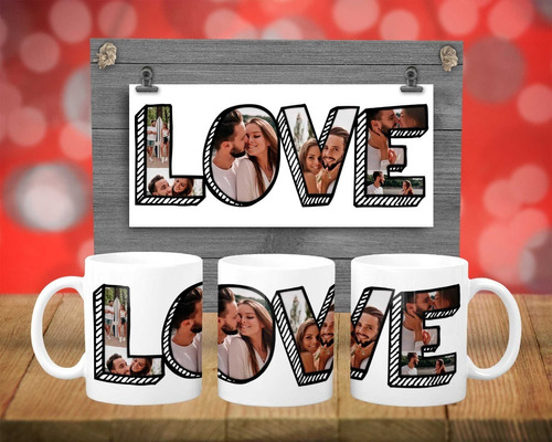 Plantillas Sublimar Taza Almohadon Love Amor Te Amo