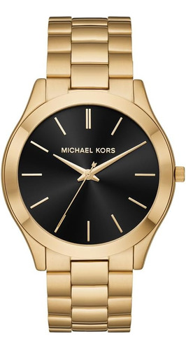 Reloj Para Hombre Michael Kors/esfera Dorada .