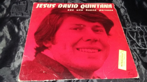 Jesus David Quintana Sos Una Buena Persona Lp Vinilo Balada