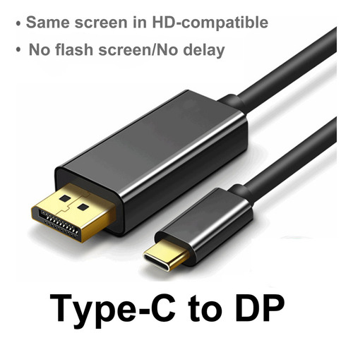 Cable Adaptador Plug Play De Alta Resolución Tipo C A Dp/hdm