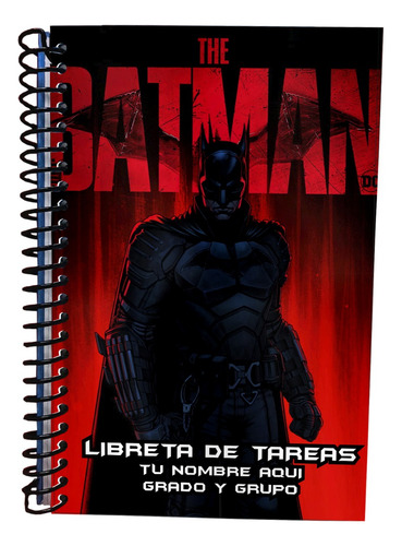 Libreta De Tareas Personalizable Batman