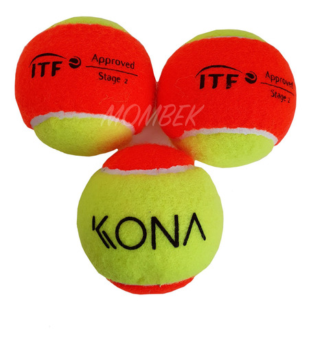 Bola Beach Tennis Kit Com 3 Bolinhas Kona Profissional Nova