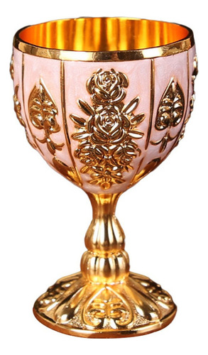 Classic Vin Metal Wine Goblet Carving Pattern