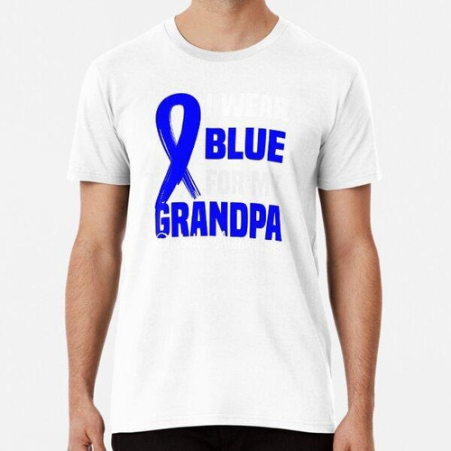 Remera I Wear Blue My Grandpa Blue Diabetes Algodon Premium 