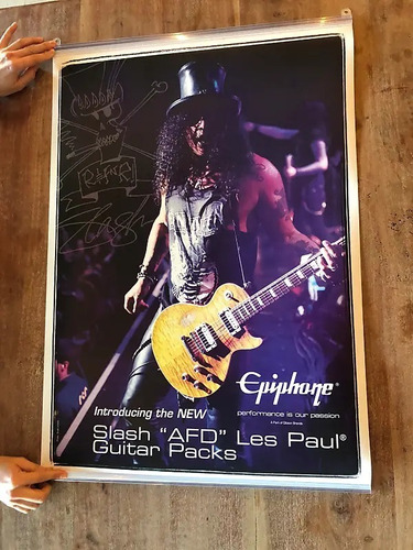 Poster EpiPhone Slash Afd Les Paul Guitar 84x59cm Ilimitados