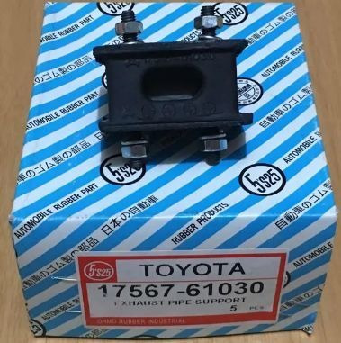 Base Soporte Tubo Escape Toyota 2f Y 3f 17567 61030