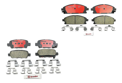 Jgo Balatas (bajos Metales) Tras+del X-trail 02/07 Brembo