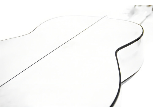 Guitarra Acústica Clásica Cuerdas De Nylon Cl1-blanco Color Blanco Orientación De La Mano Derecha