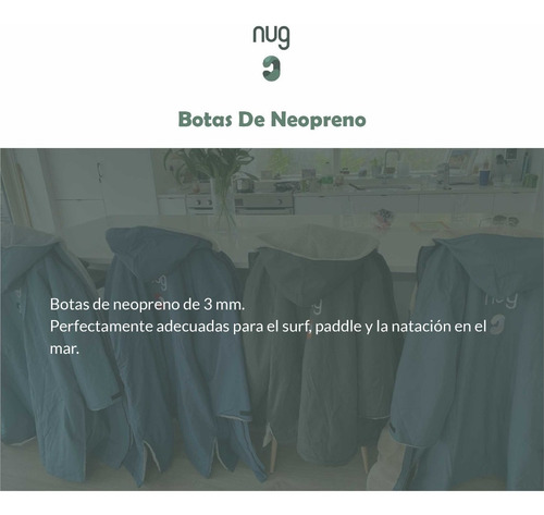 Imagen 4 de 6 de Botas Altas De Neopreno 3mm Nug Mar Natacion - Btu Store