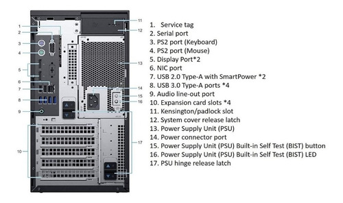Imagen 5 de 5 de Servidor Dell Poweredge T40 I5, 8gb Ram 1 Hdd 1tb.lps
