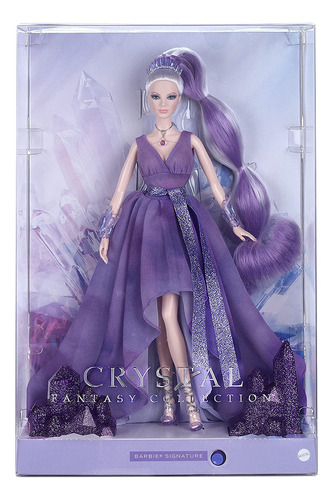 Crystal Fantasy Collection Muñeca Amatista Con Colla