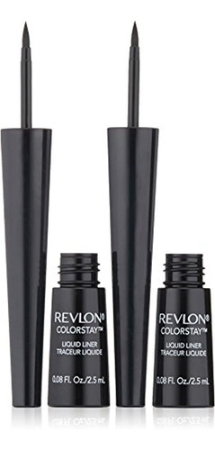 Revlon Colorstay Liquid Liner Paquete Doble, Negro Más Negro