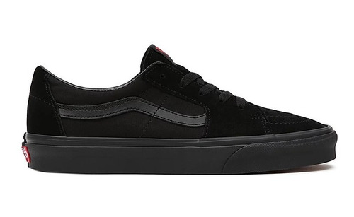 Imagen 1 de 9 de Zapatillas Vans Modelo Sk8 Low Negro Negro Exclusivas