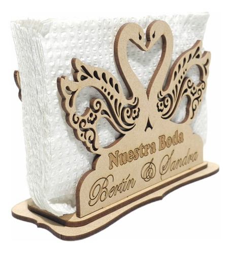 Servilleteros Para Bodas 20pz Personalizados Elegir Modelo