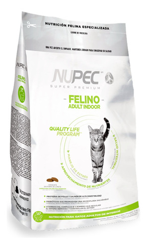 Nupec Indoor 3kg Para Gato Adulto