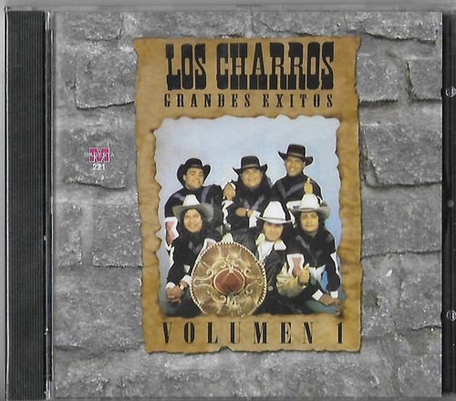 Los Charros Cd Grandes Exitos Volumen 1 Cd Nuevo Cumbia