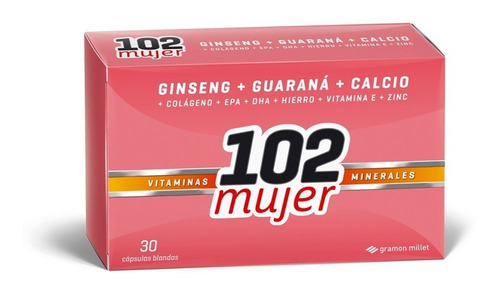 102 Años Plus Mujer Vitaminas Y Minerales X 30 Capsulas