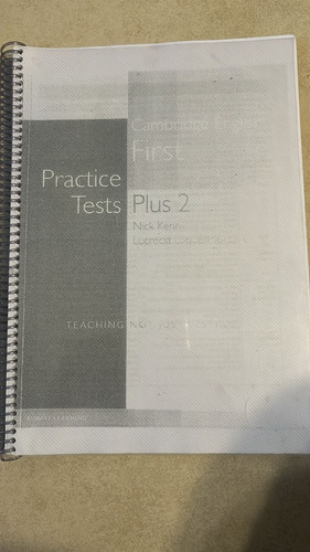 Libro Ingles Cambridge First Practice Tests Plus 2