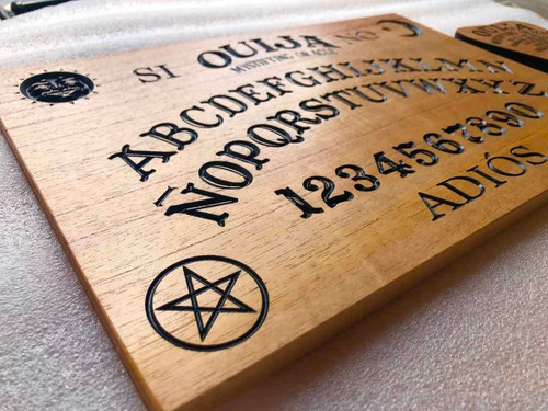 Imagen 4 de 7 de Ouija Tabla Artesanal Tallada En Cedro Rojo Envio Gratis