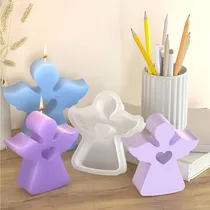Comprar Molde De Silicón Angel Jabones Velas Reposteria