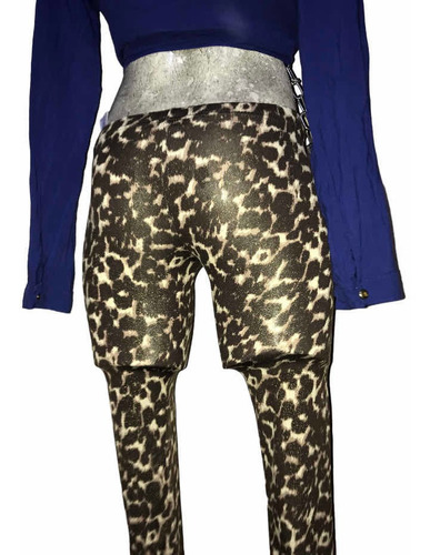 Sexy Leggin Mayon Animal Print Glitter Miley Cirus Y Maxazri (Usado)