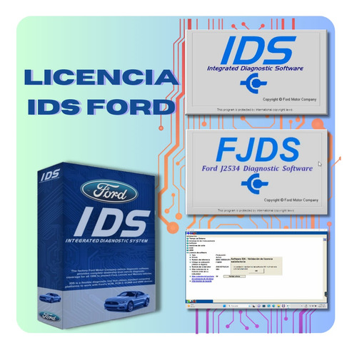 Ids Ford, Fdrs, Fjds 1 Año De Licencia Para Vcm2 O J2534 (Reacondicionado)