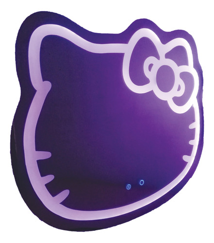 Espejo Kitty Luces Rgb Con Bocina Bluetooth Encendido Touch