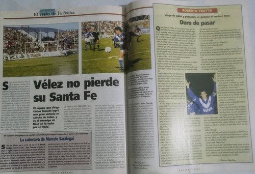 Solo Futbol 544 Lanus 0 Racing 3,colon 1 Vélez 2 ,chilavert (Usado)