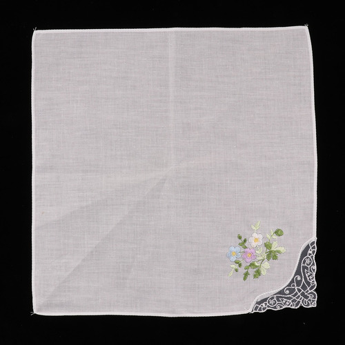 Pack De 5 Pañuelos De Algodón Para Mujer Bordados Con