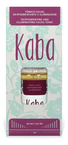 Tonico Facial Despigmentante E Iluminador Kaba