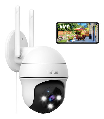 Cámara De Seguridad, Tiejus 1920p Hd Wifi Interiorexterior41