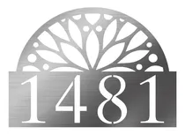 Comprar Placa Domiciliaria Numero Residencial Acero Inoxidable 