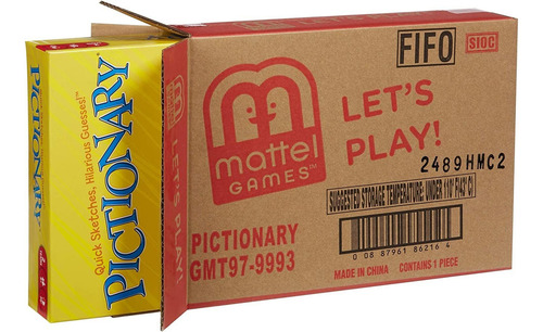 Juego de mesa Mattel Games-Pictionary