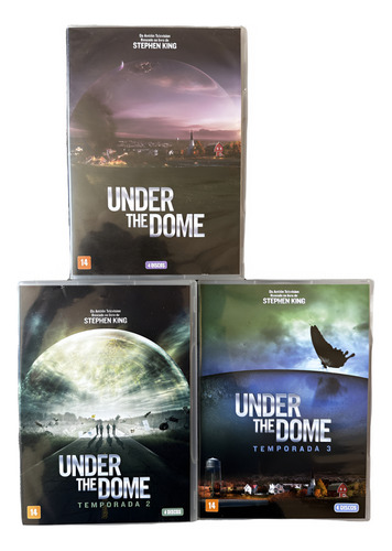 Dvd Série Tv - Under The Dome Temp. 1-2-3 - Raro - (12dvds)