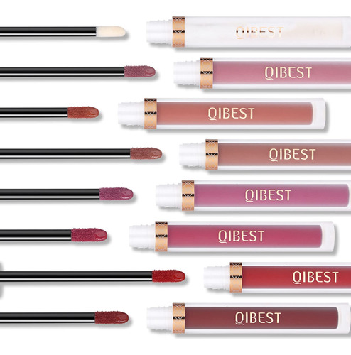 Set De Maquillaje Qibest, 8 Unidades, Lápiz Labial Líquido M