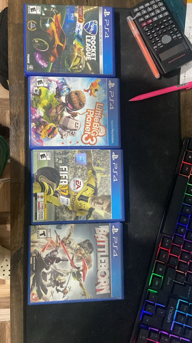 Playstation Ps4 Slim 500gb Standard Juegos Fisicos Negro (Usado)