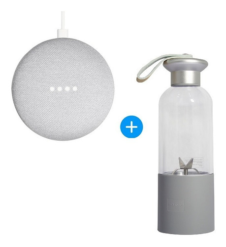 Bocina Bluetooth Google Home Mini + Licuadora Portatil Usb