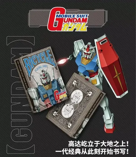 Baraja Bicycle Gundam Rx78 Póker Premium | MercadoLibre