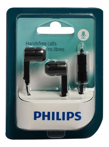 Auricular Manos Libres In Ear Philips She1405 Con Micrófono