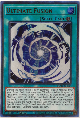 Ultimate Fusion Mp23 Yugioh Tcg 