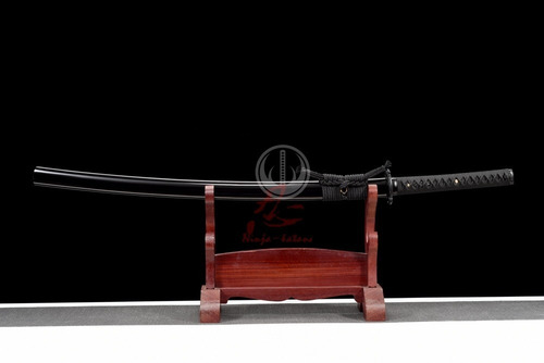 Imagem 8 de 10 de Katana Kuro - Aço Aisi 9260 Negro