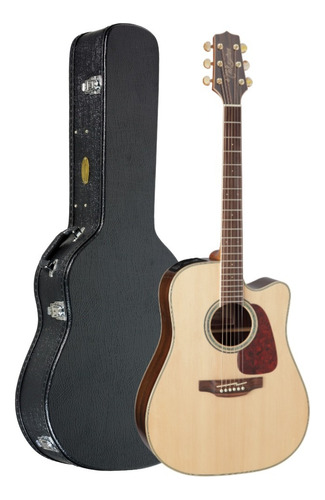 Violão Takamine Gd71ce Folk Natural Elétrico + Case Rigido